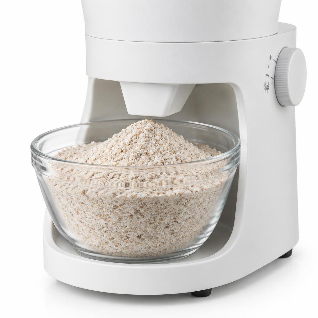 Fresh flour bowl